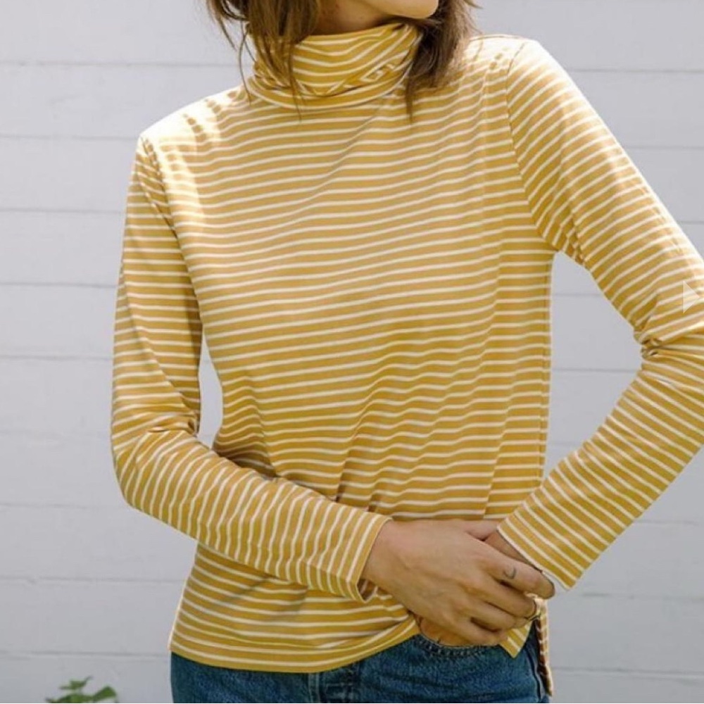 Tradlands Striped Turtleneck